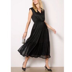 Evereve Gloria Metallic Dress